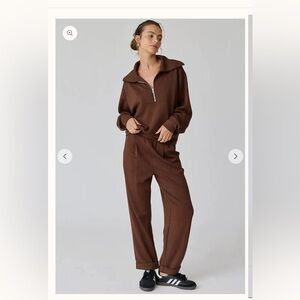 Chocolate Brown Sweatsuit Set